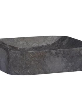 VidaXL Gootsteen 40x40x10 cm marmer zwart