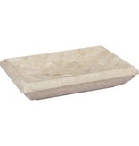 VidaXL Gootsteen 50x35x10 cm marmer crèmekleurig