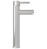 VidaXL Badkamermengkraan 12x30 cm nikkelkleurig