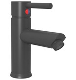 VidaXL Wastafelkraan 130x176 mm grijs
