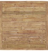 VidaXL 7-delige Loungeset met donkergrijze kussens bamboe