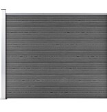VidaXL Schuttingpaneel 175x146 cm HKC zwart