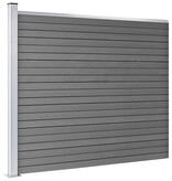 VidaXL Schuttingpaneel 175x146 cm HKC zwart