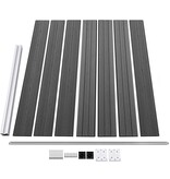 VidaXL Schuttingpaneel 175x146 cm HKC zwart