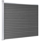 VidaXL Schuttingpaneel 175x146 cm HKC grijs