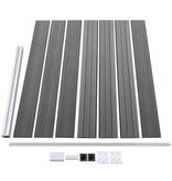 VidaXL Schuttingpaneel 175x146 cm HKC grijs