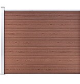 VidaXL Schuttingpaneel 175x146 cm HKC bruin