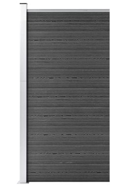 VidaXL Schuttingpaneel 95x186 cm HKC zwart