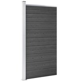 VidaXL Schuttingpaneel 95x186 cm HKC zwart