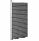 VidaXL Schuttingpaneel 95x186 cm HKC zwart