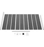 VidaXL Schuttingpaneel 95x186 cm HKC grijs