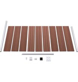 VidaXL Schuttingpaneel 95x186 cm HKC bruin