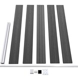 VidaXL Schuttingpaneel 175x105 cm HKC zwart