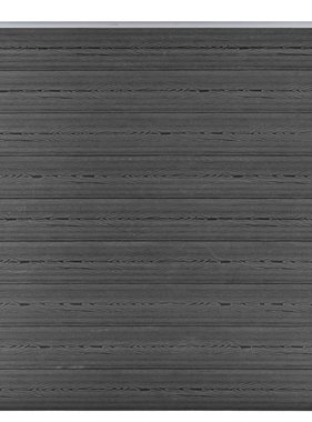 VidaXL Schuttingpaneel 175x186 cm HKC zwart