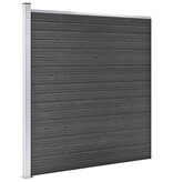 VidaXL Schuttingpaneel 175x186 cm HKC zwart