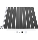 VidaXL Schuttingpaneel 175x186 cm HKC zwart