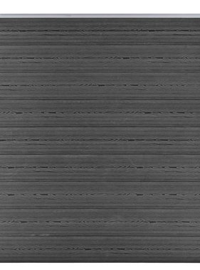 VidaXL Schuttingpaneel 180x186 cm HKC zwart