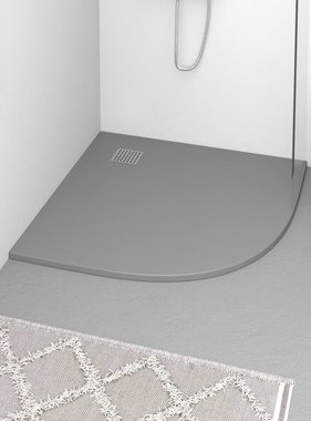 VidaXL Douchebak 90x90 cm SMC grijs