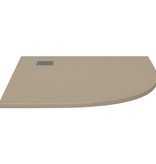 VidaXL Douchebak 90x90 cm SMC bruin