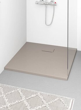 VidaXL Douchebak 90x80 cm SMC bruin