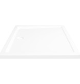 VidaXL Douchebak rechthoekig 80x90 cm ABS wit