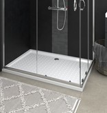 VidaXL Douchebak met noppen 80x120x4 cm ABS wit