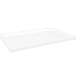 VidaXL Douchebak met noppen 80x120x4 cm ABS wit