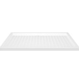 VidaXL Douchebak met noppen 80x120x4 cm ABS wit