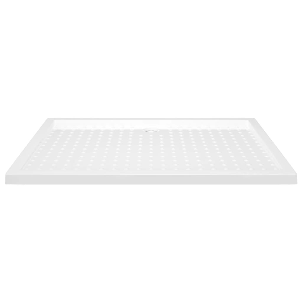 VidaXL Douchebak met noppen 80x120x4 cm ABS wit
