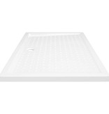 VidaXL Douchebak met noppen 80x120x4 cm ABS wit