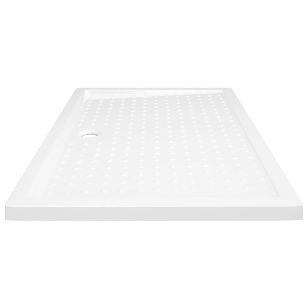 VidaXL Douchebak met noppen 80x120x4 cm ABS wit