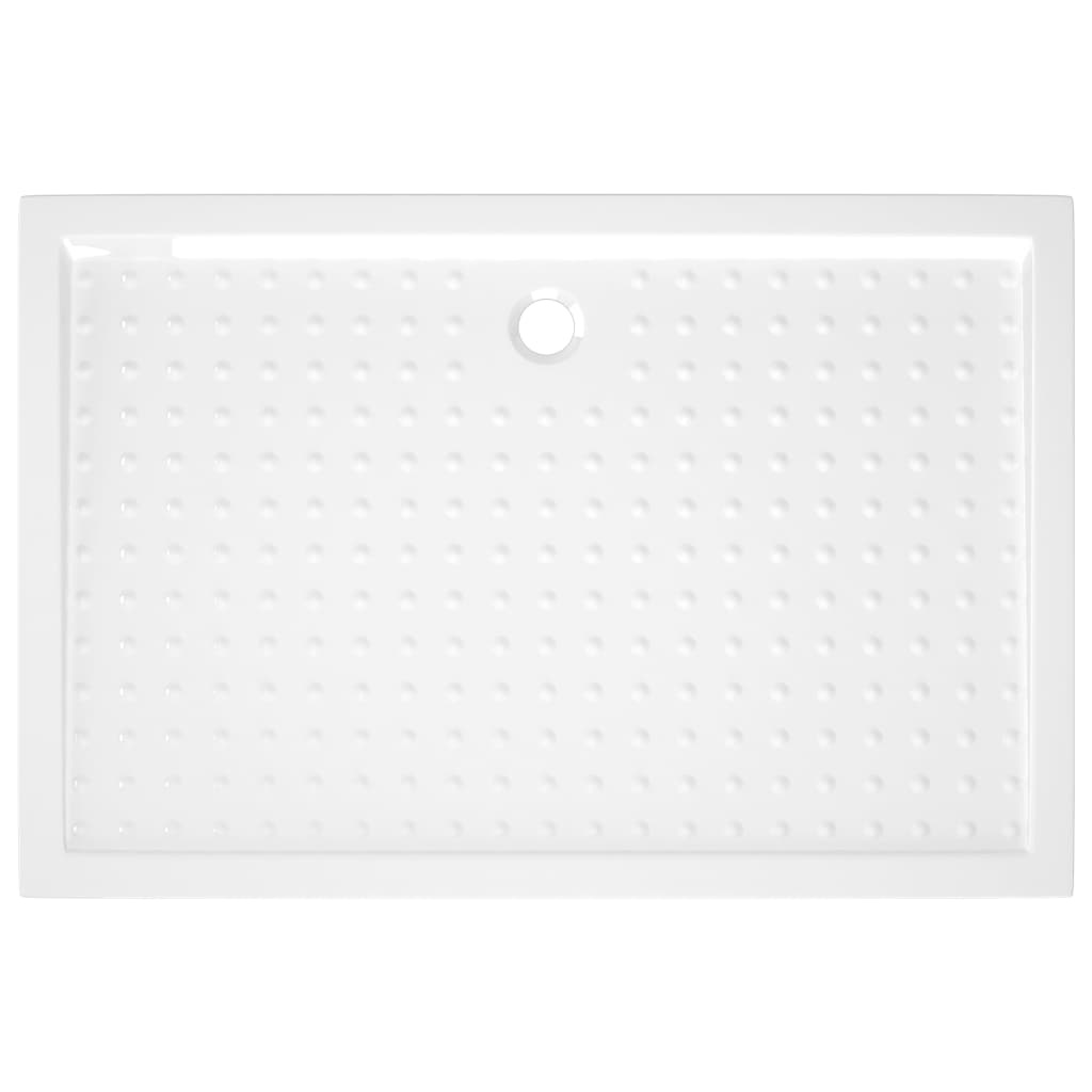 VidaXL Douchebak met noppen 80x120x4 cm ABS wit