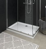 VidaXL Douchebak met noppen 70x100x4 cm ABS wit