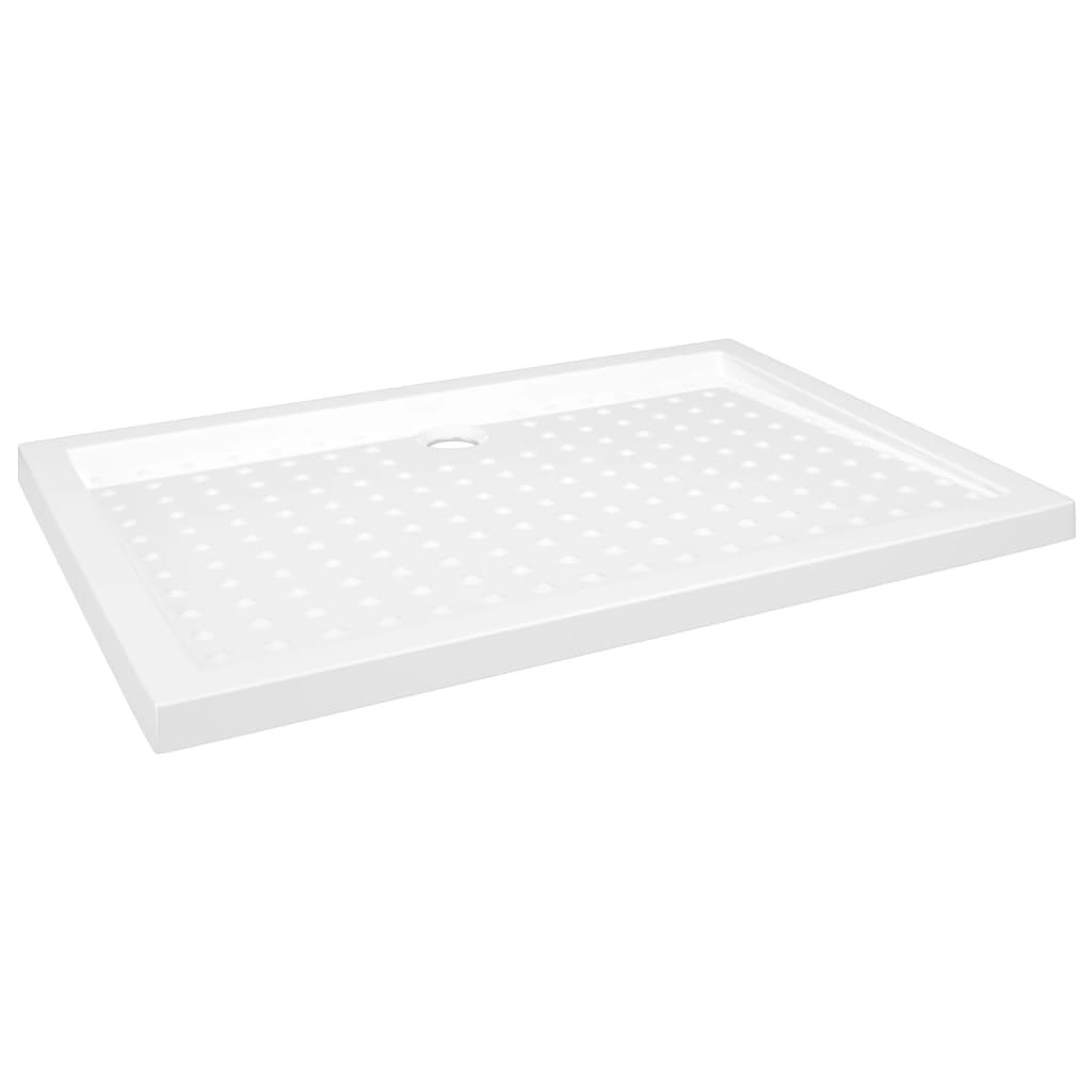 VidaXL Douchebak met noppen 70x100x4 cm ABS wit