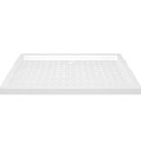 VidaXL Douchebak met noppen 70x100x4 cm ABS wit
