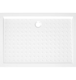 VidaXL Douchebak met noppen 70x100x4 cm ABS wit