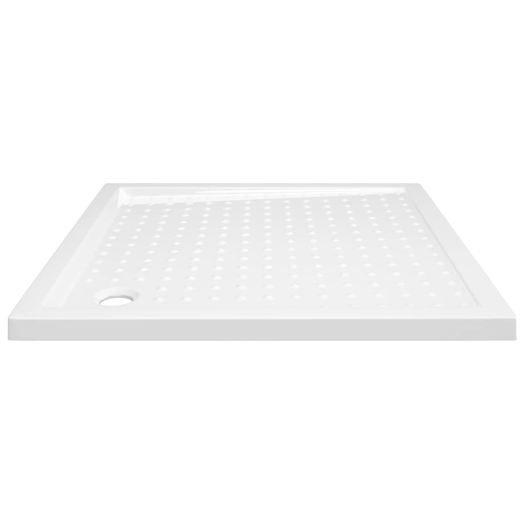 VidaXL Douchebak met noppen 90x90x4 cm ABS wit