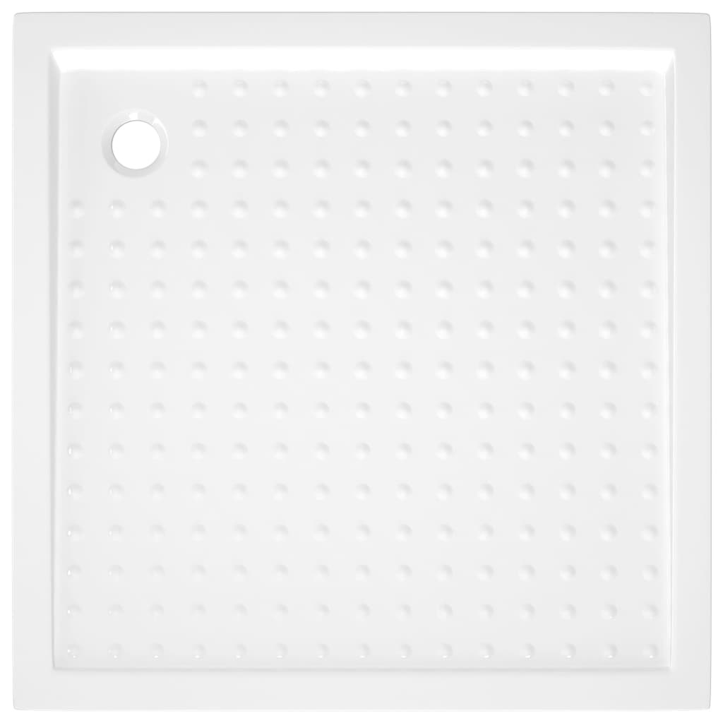 VidaXL Douchebak met noppen 90x90x4 cm ABS wit