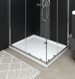 VidaXL Douchebak met noppen 80x100x4 cm ABS wit