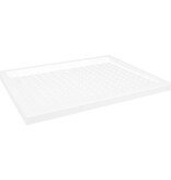 VidaXL Douchebak met noppen 80x100x4 cm ABS wit