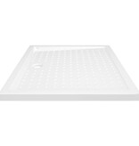 VidaXL Douchebak met noppen 80x100x4 cm ABS wit