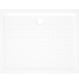 VidaXL Douchebak met noppen 80x100x4 cm ABS wit