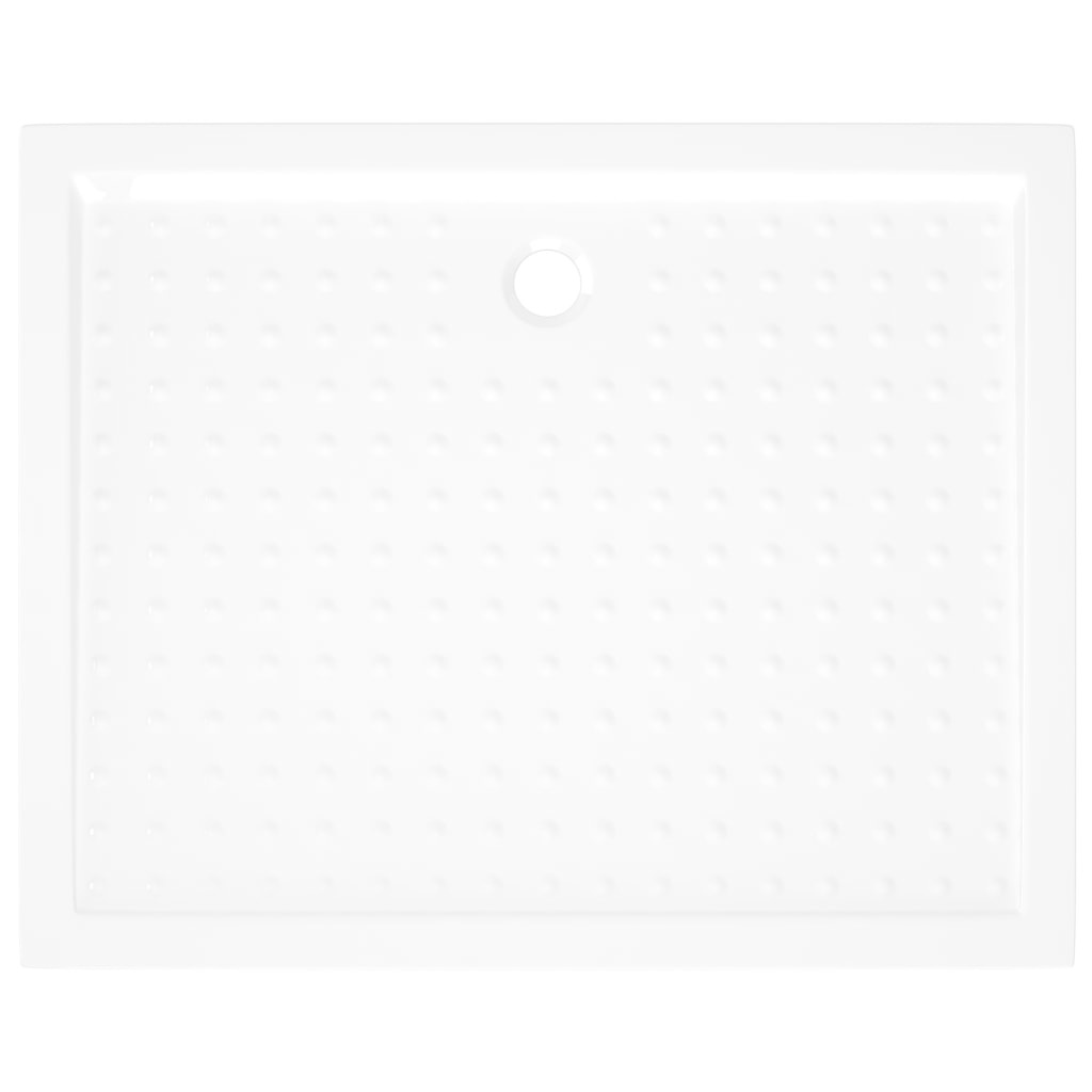 VidaXL Douchebak met noppen 80x100x4 cm ABS wit