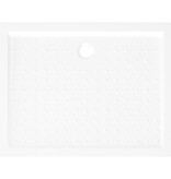 VidaXL Douchebak met noppen 90x70x4 cm ABS wit