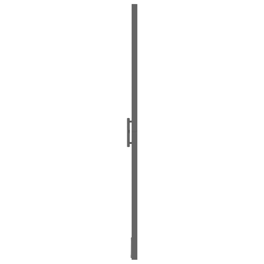 VidaXL Douchedeur 100x178 cm gehard glas zwart