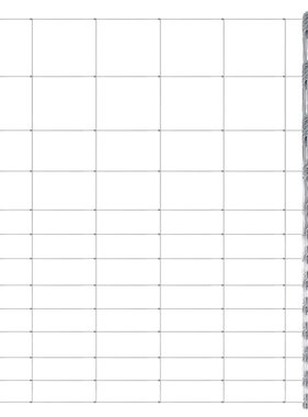 VidaXL Hek 50x1,5 m gegalvaniseerd staal zilverkleurig