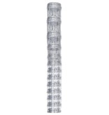 VidaXL Hek 50x1,5 m gegalvaniseerd staal zilverkleurig