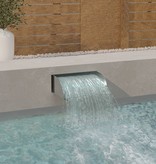 VidaXL Waterval 45x34x14 cm roestvrij staal 304