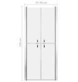 VidaXL Douchedeur 96x190 cm ESG mat