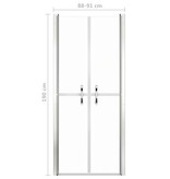 VidaXL Douchedeur 91x190 cm ESG transparant